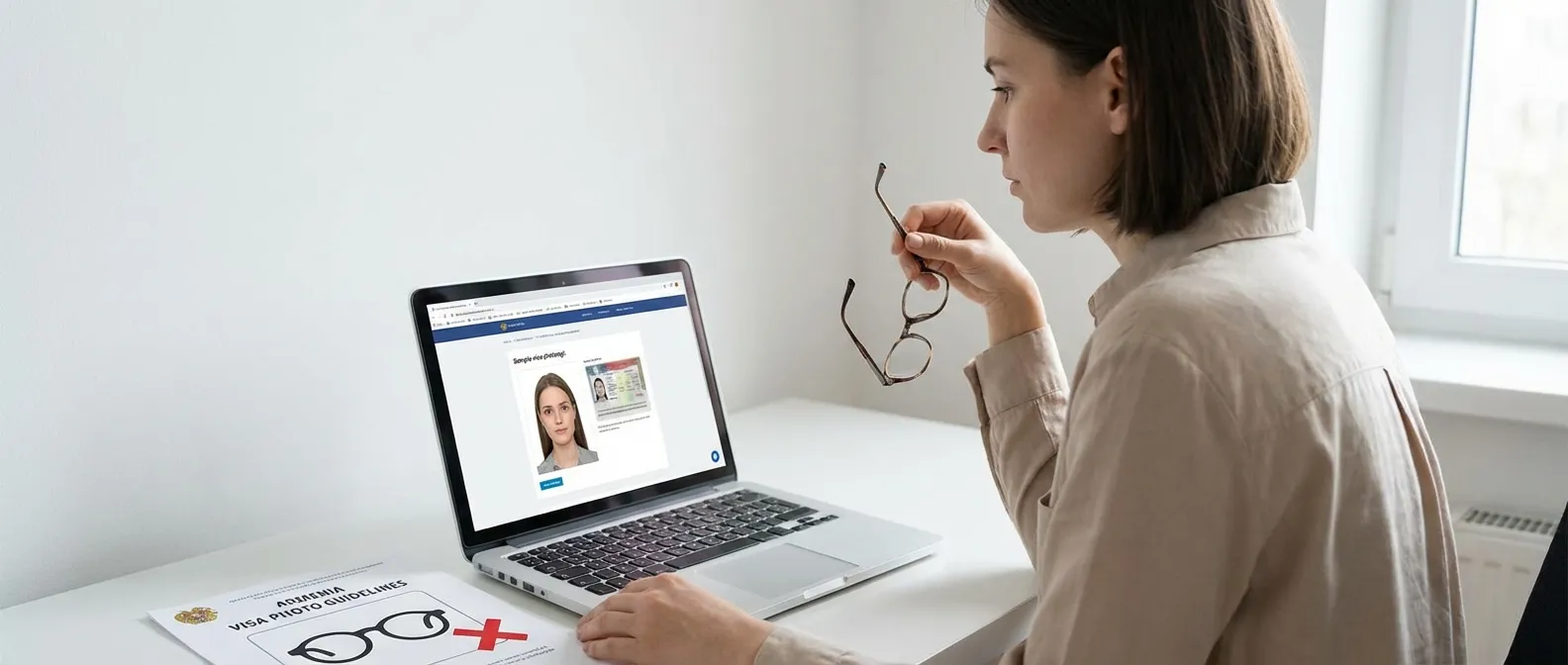 Can You Wear Glasses in an Armenia Visa Photo?