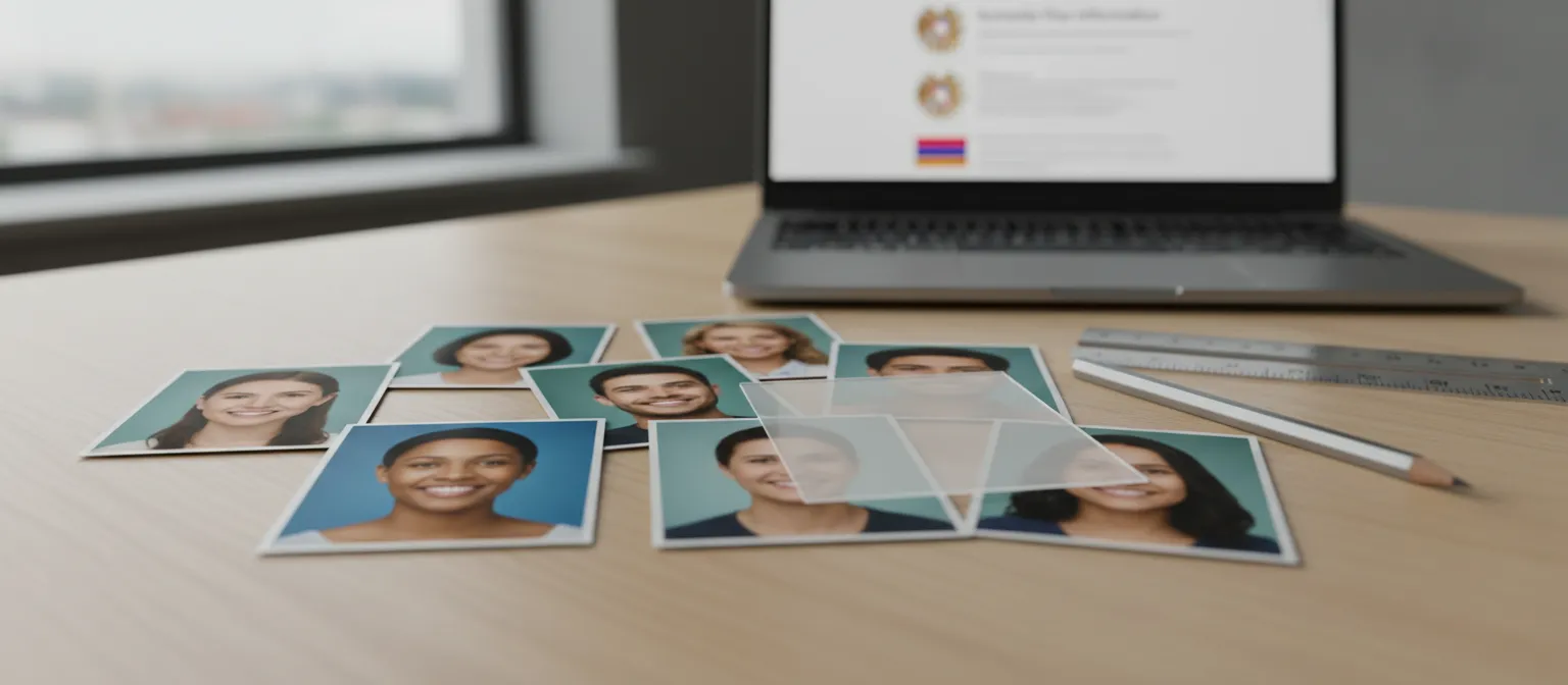 Border and Framing Rules for Armenia Visa Photos