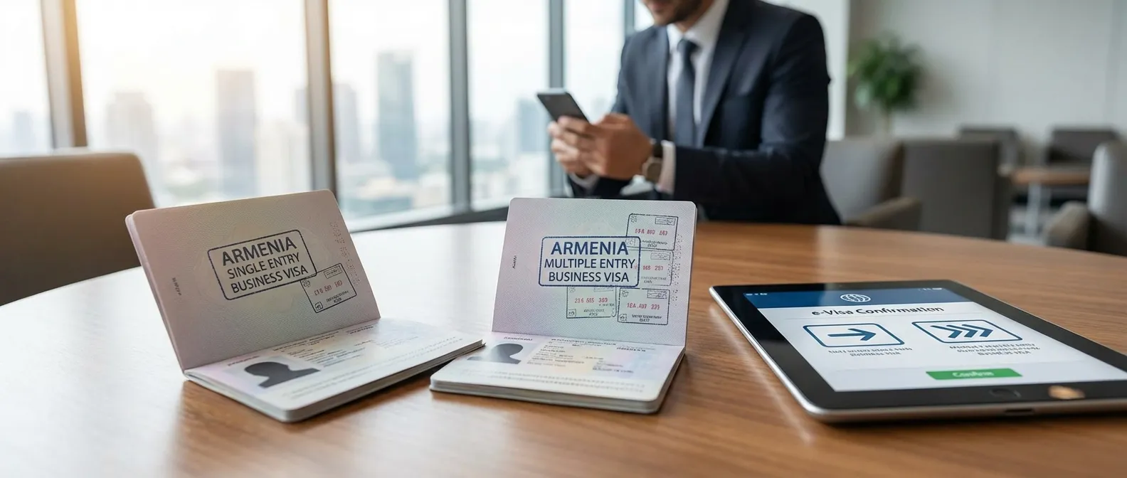 Single-Entry vs. Multiple-Entry Armenia Business E-Visa