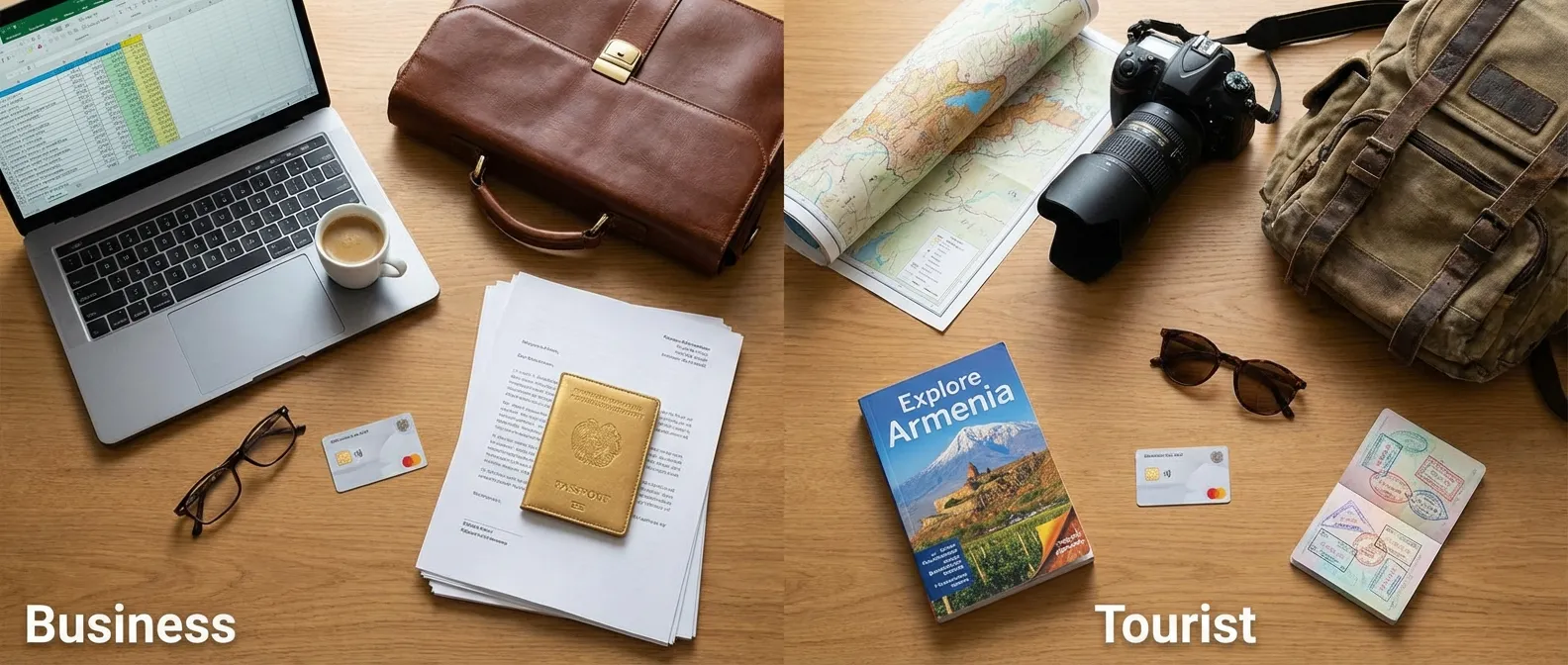 Armenia Business E-Visa vs. Tourist E-Visa: Key Differences