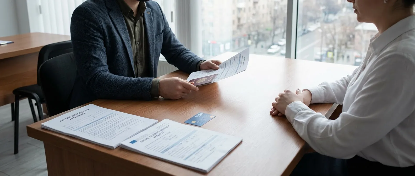 What to Do After Arrival: Address Registration and Social Security Number