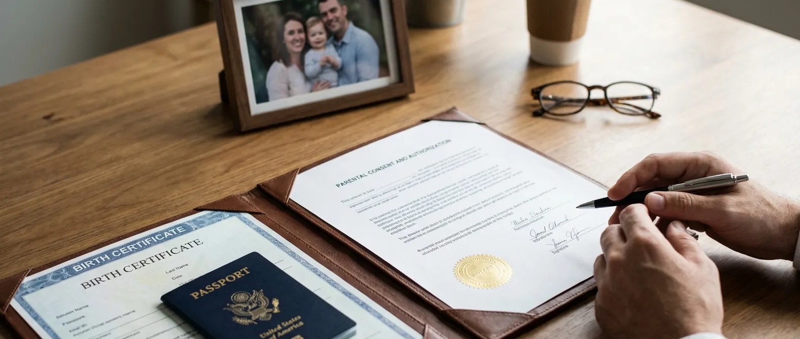 Parental Consent and Notarized Authorization for Minor Applicants