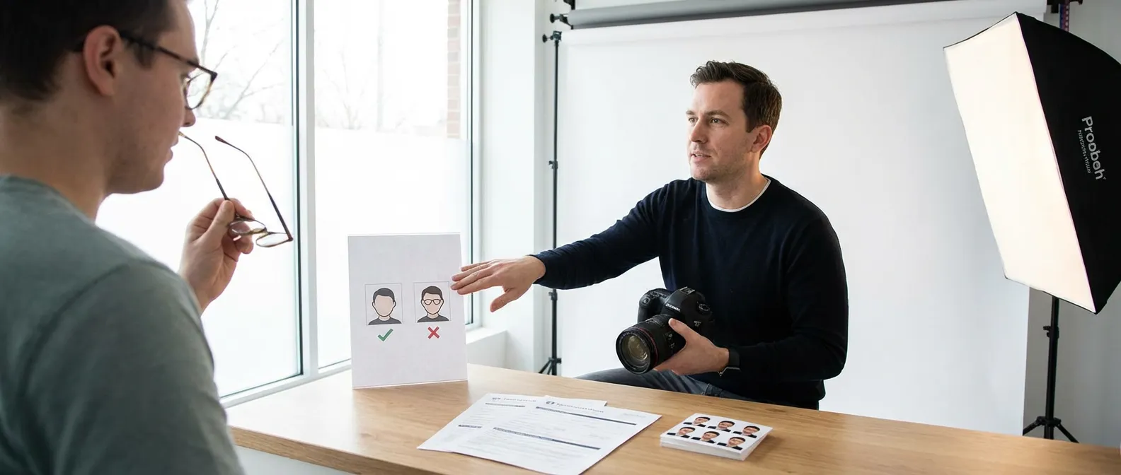 Glasses Restrictions for Armenia Visa Photos