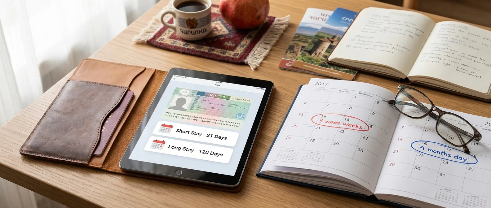 Armenia E-Visa Types and Stay Durations