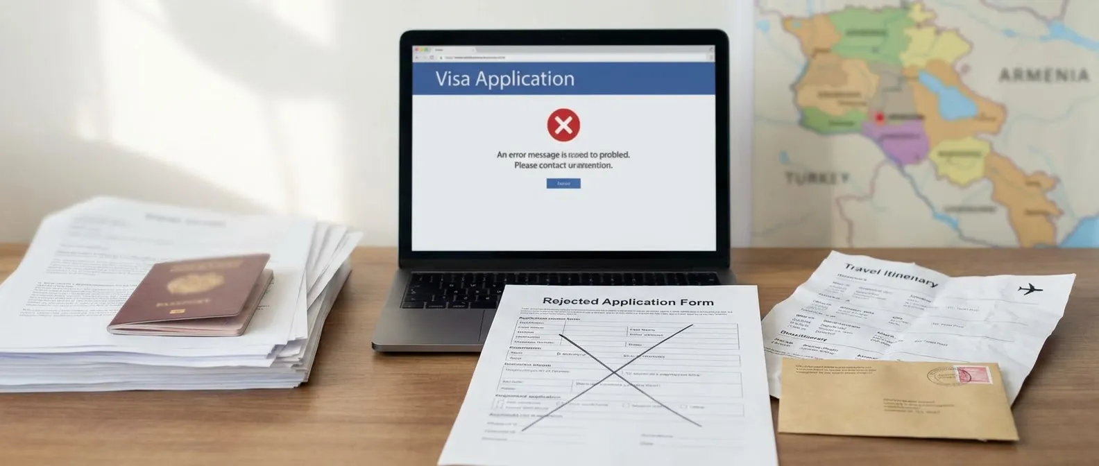 Common Reasons for Armenia E-Visa Refusal